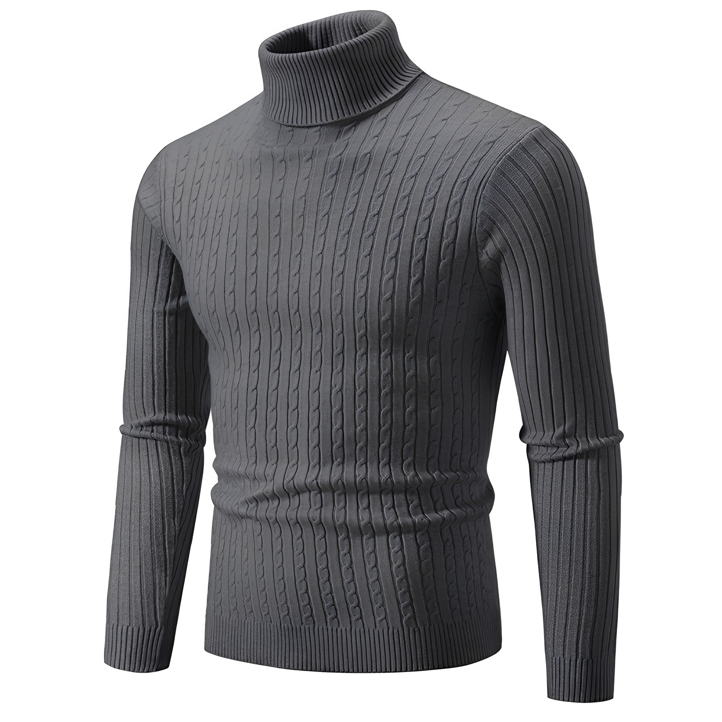 Herren Rollkragenpullover Elegantes Design