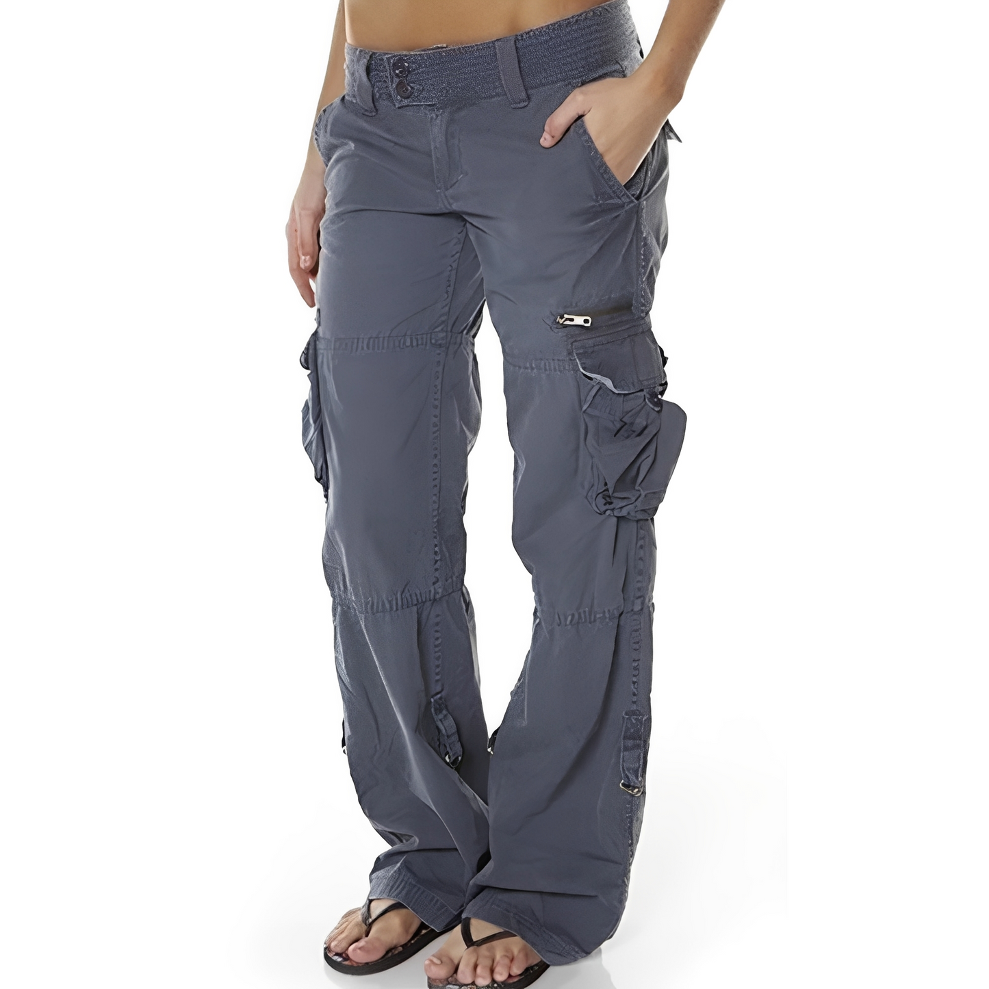 Damen Cargohose Locker Sitzend