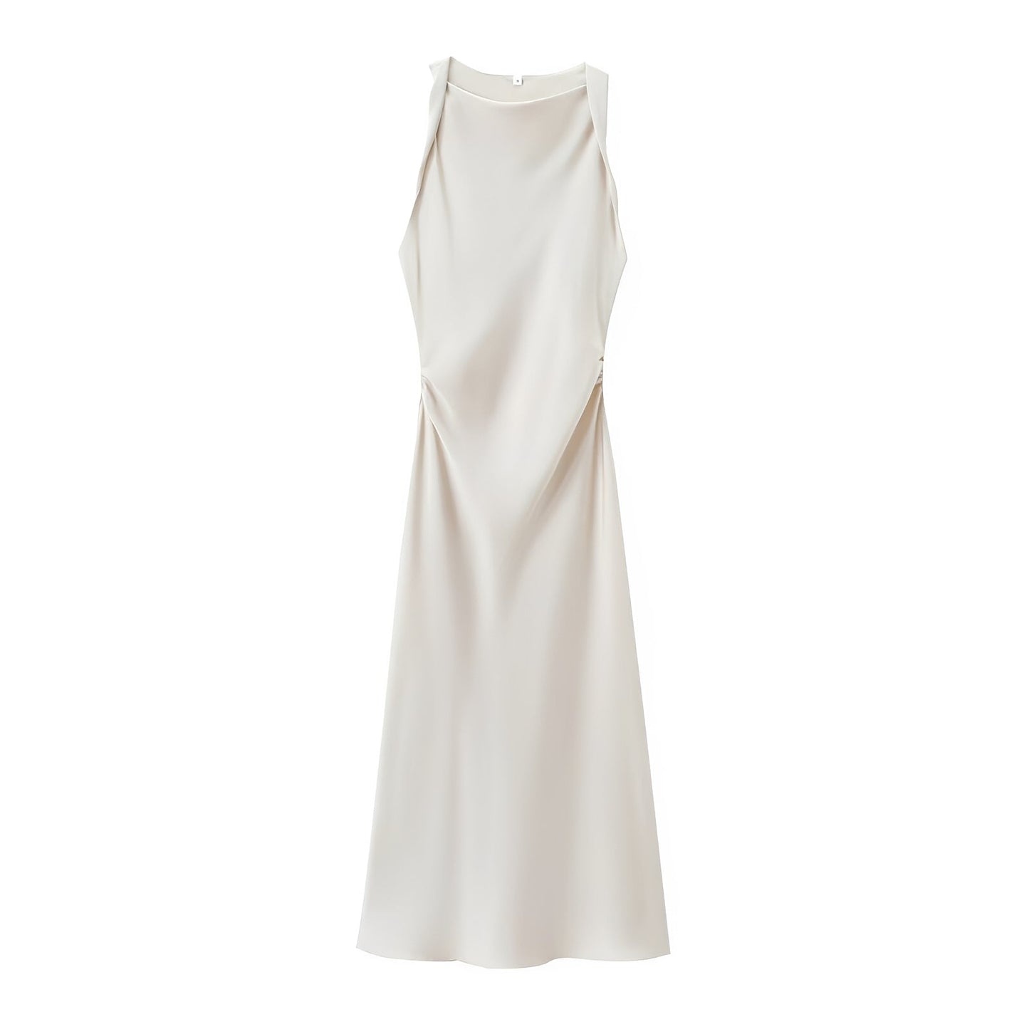 Damen Neckholder-Midikleid Elegantes Design