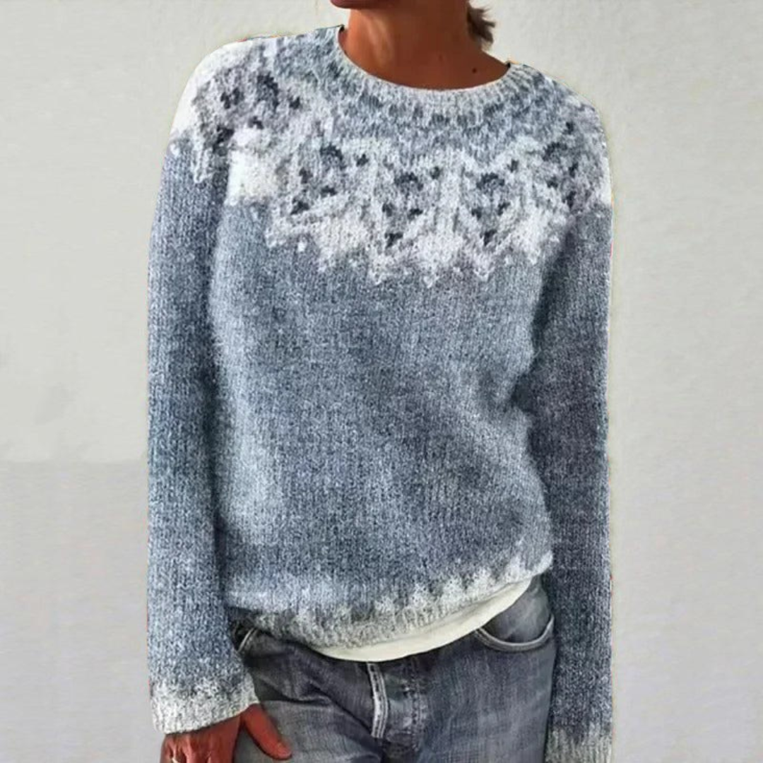 Damen Strickpullover Kurz Grob
