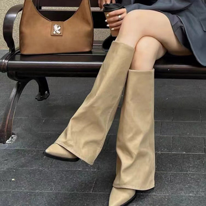 Wynne Damen Stiefeletten Breiter Blockabsatz