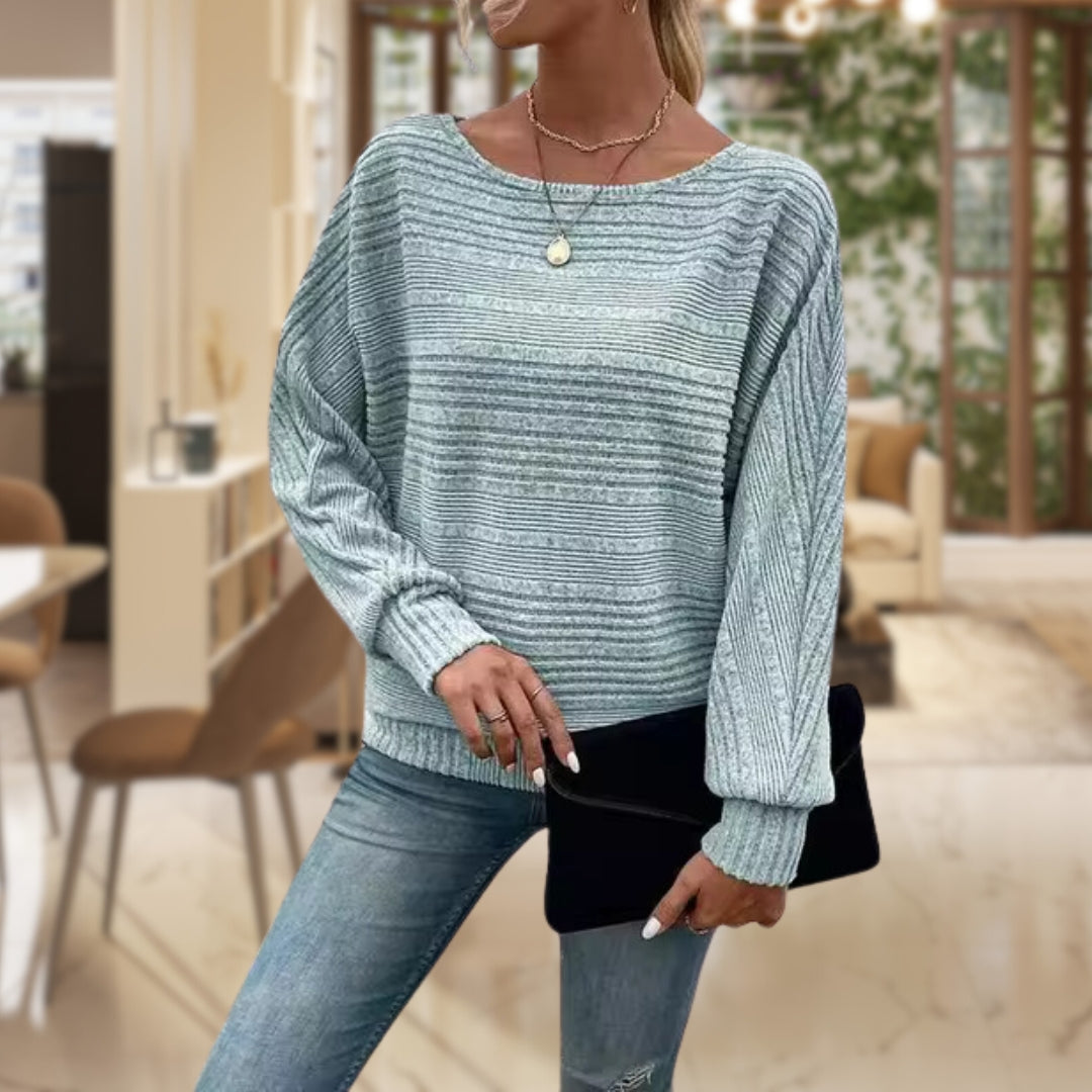 Norvielle Damen Pullover Warm Bequem