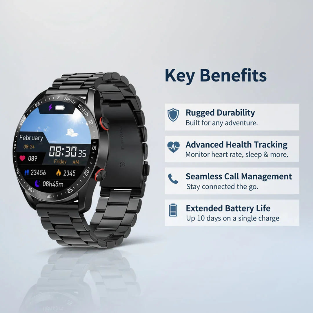 Smartwatch Robustes Design Gesundheitsüberwachung