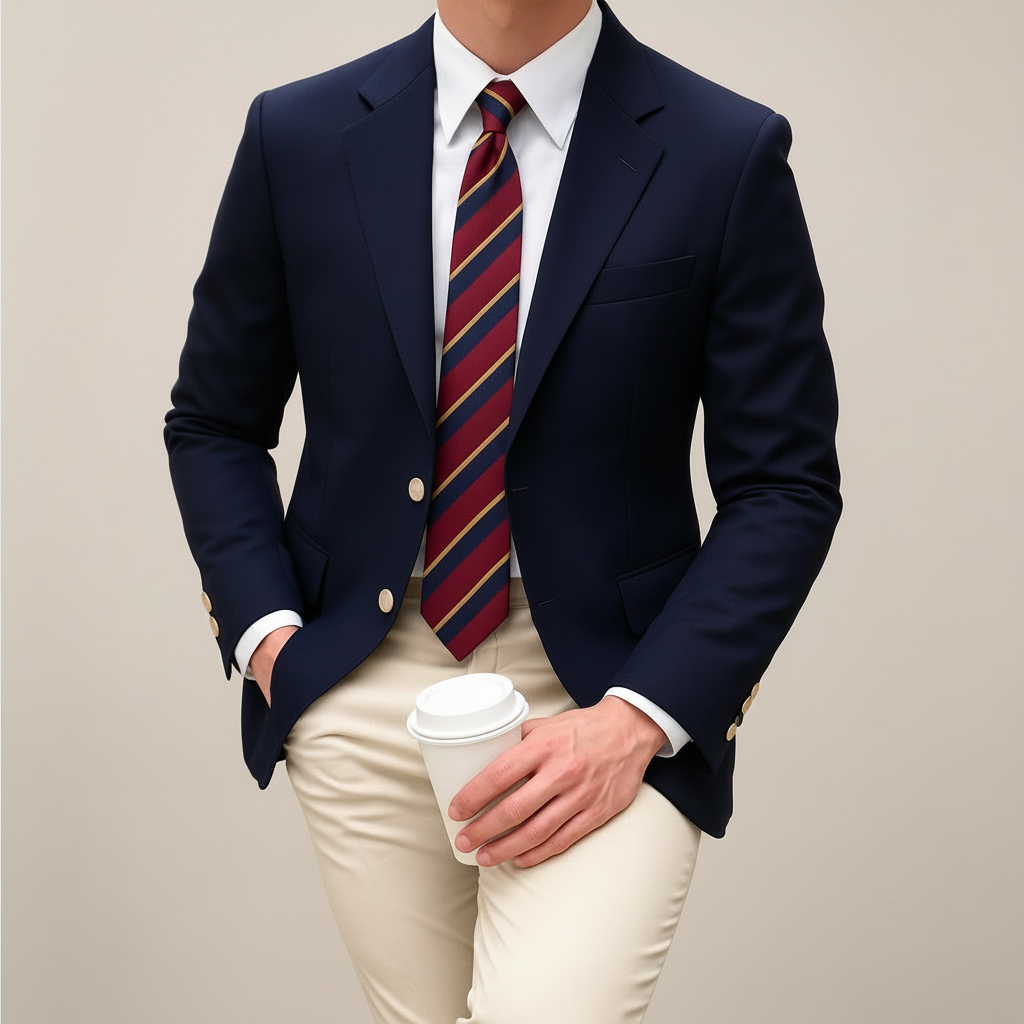 Herren Maßgeschneiderter Blazer Frühjahr Slim Fit