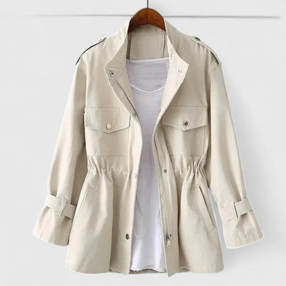 Damen Safari-Mantel Langarm