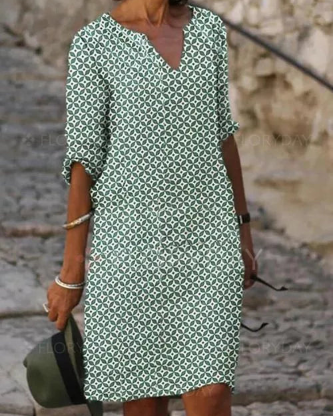 Damen Sommerkleid Midi Freizeitkleid Leicht - Norvielle