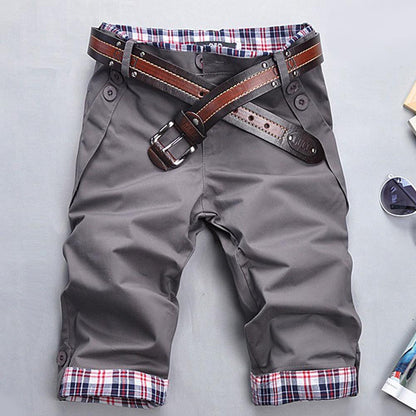 Heidi Damen Shorts Gürtel Karomuster