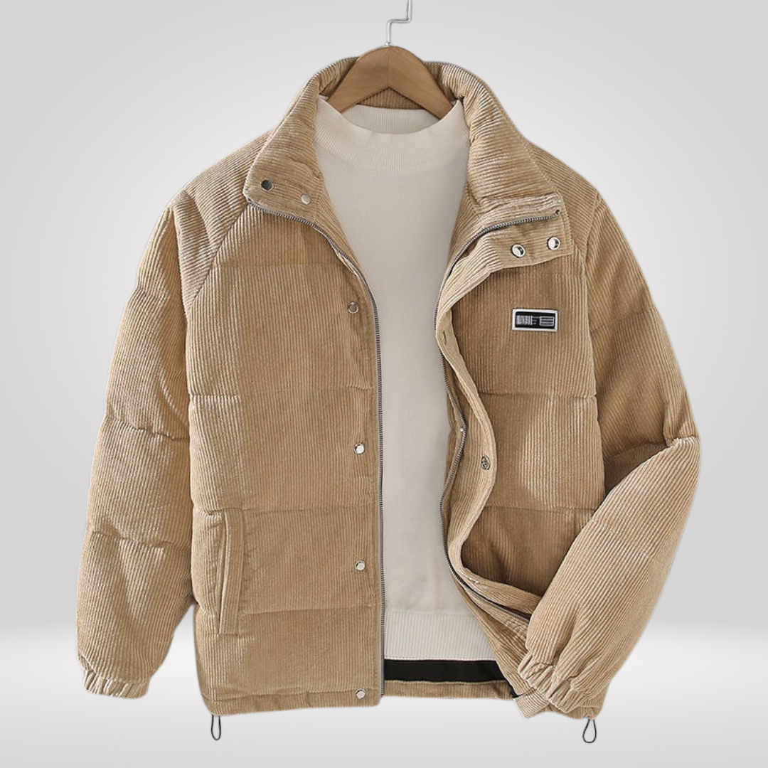 Herren Winterjacke Strukturiert