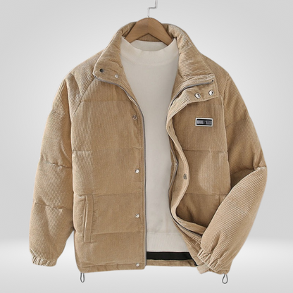 Herren Winterjacke Strukturiert