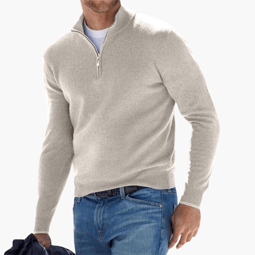 Herren Pullover mit Reißverschluss