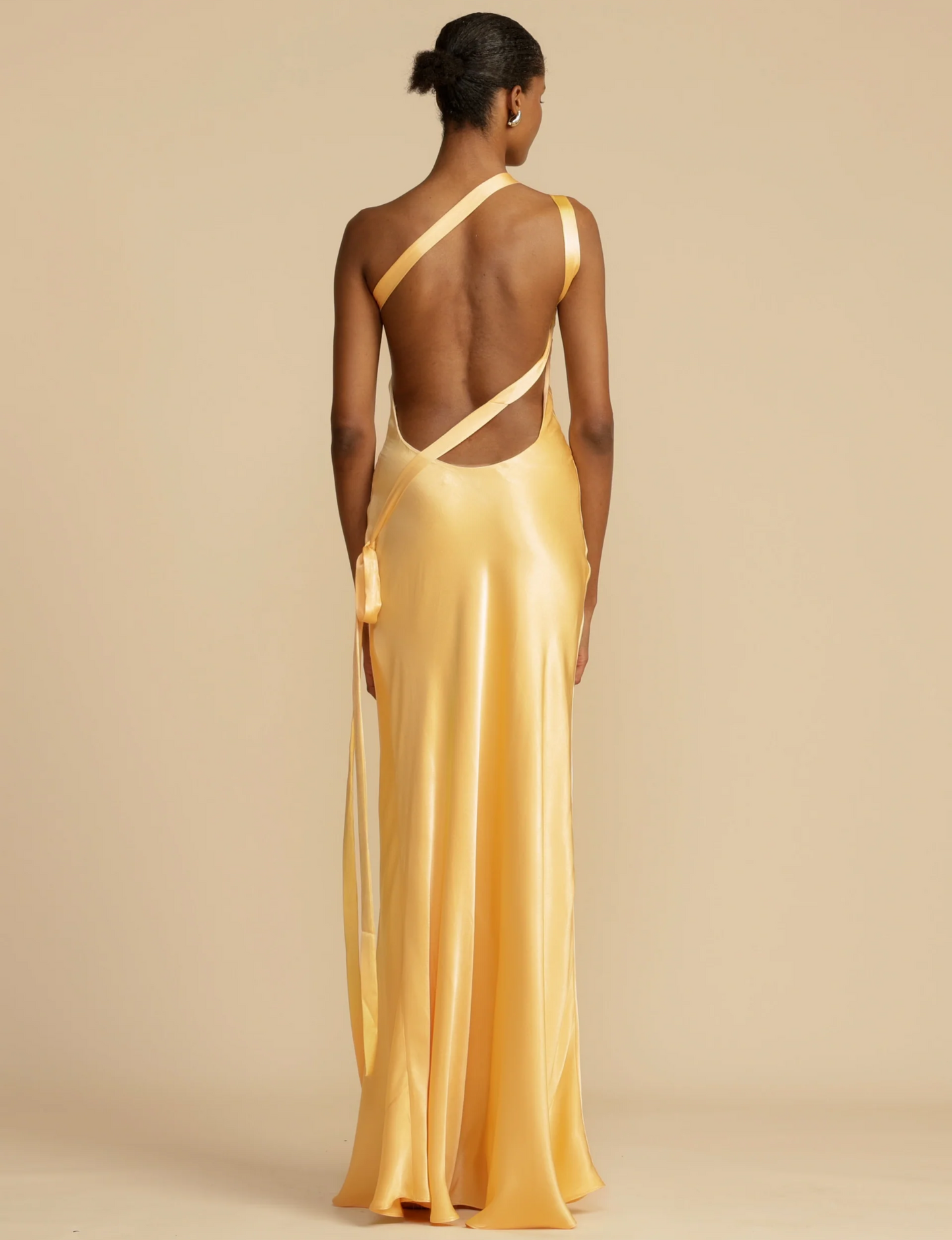 Damen Satin Kleid Glänzend Sommerfarben
