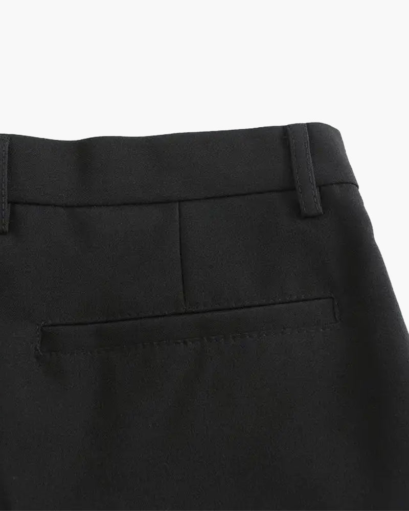 Hochtaillierte Slimfit Businesshose