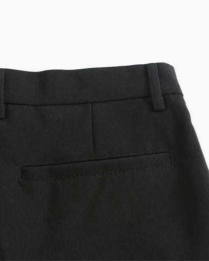 Hochtaillierte Slimfit Businesshose