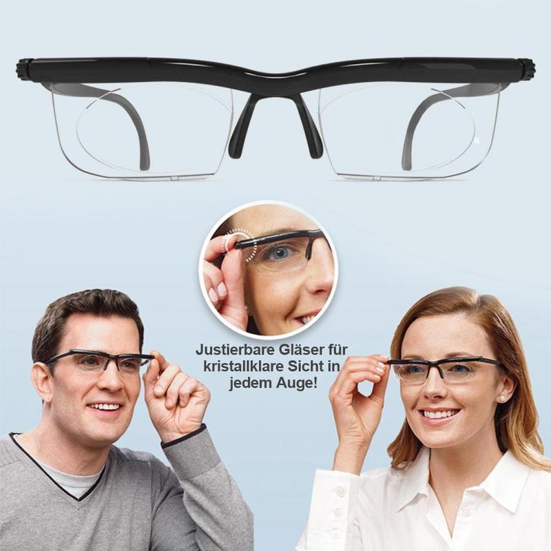 Fokus Einstellbare Lesebrille Unisex