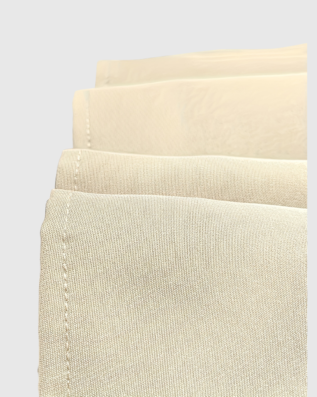 Elegantes Damen Freizeitkleid 3/4-Ärmel Zeitlos Beige