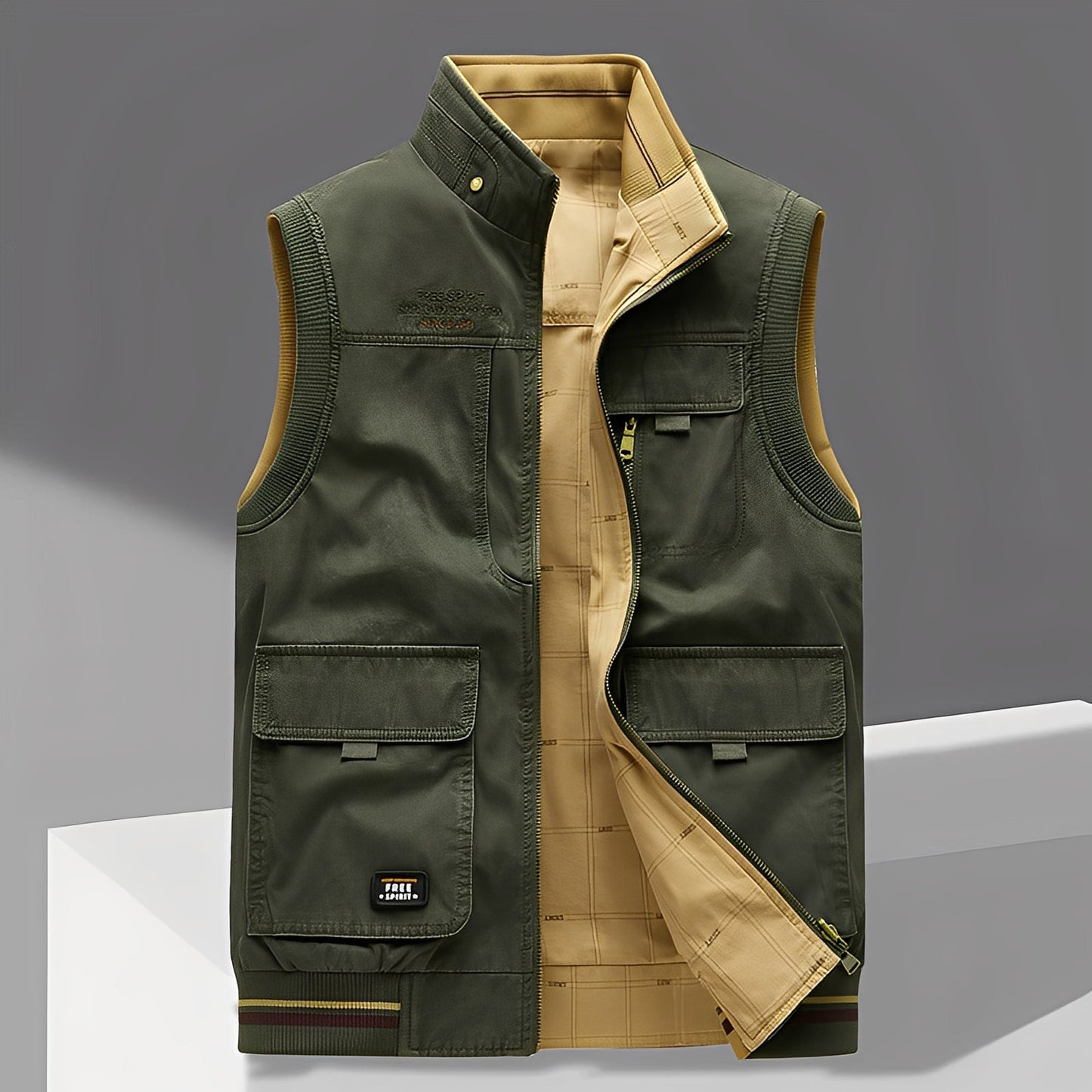 Herren Weste Mit Vielen Taschen Edel