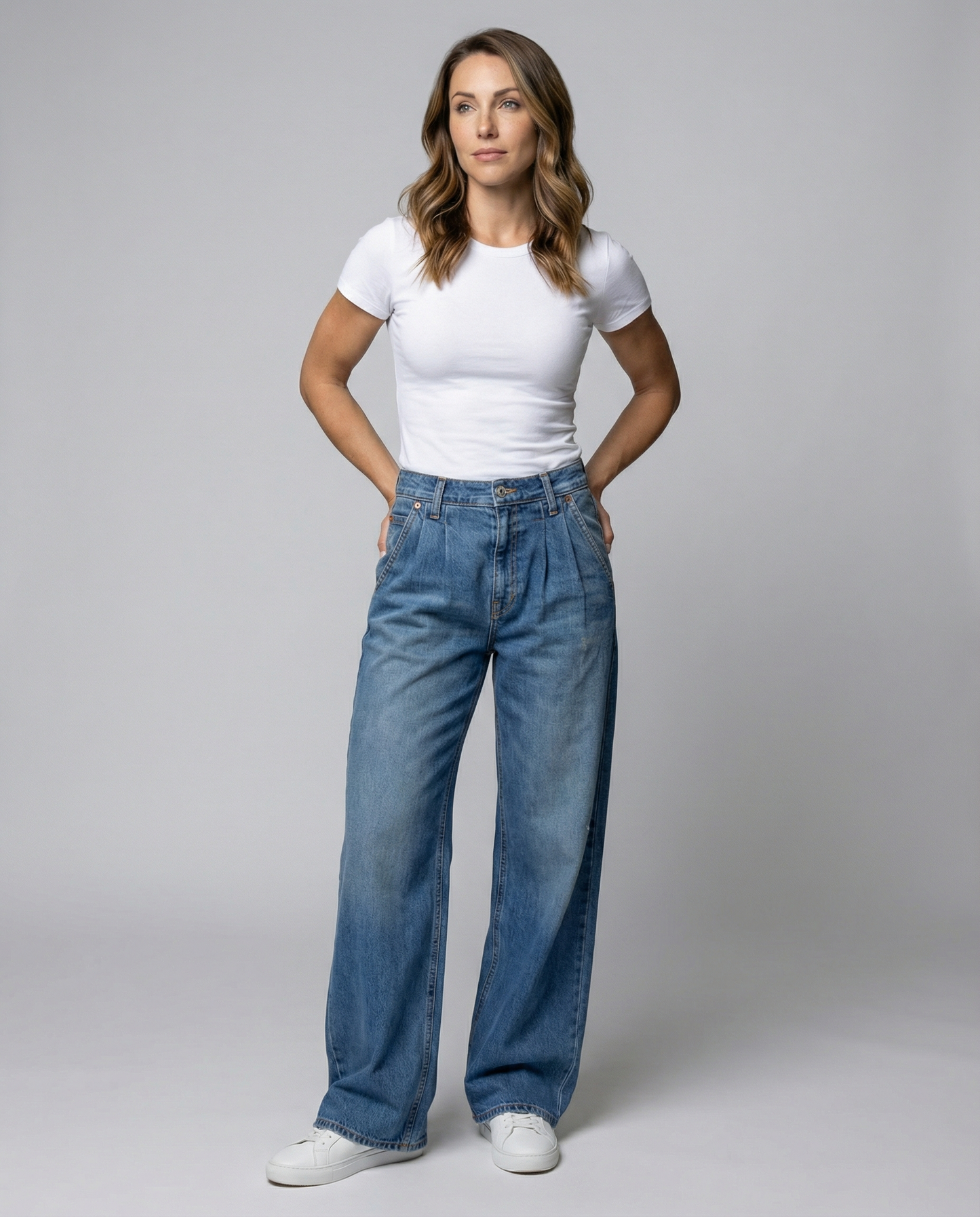 Damen Jeans Bequeme Weite - Norvielle