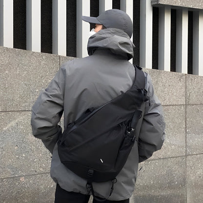 Lucas Herren Umhängetasche Wasserdicht Nylon Schwarz - Norvielle