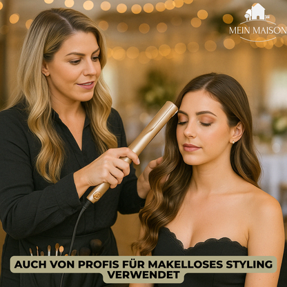 Haarglätter 2-in-1 Keramik Glätteisen
