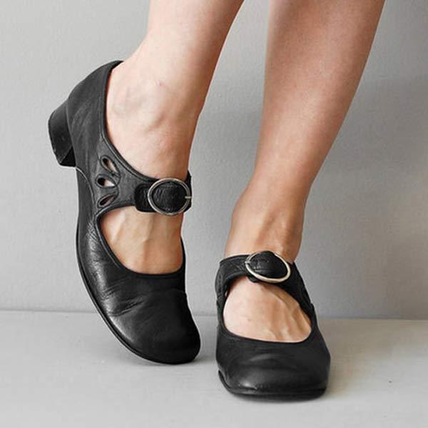 Damen Keilsandalen Verstellbare Schnalle