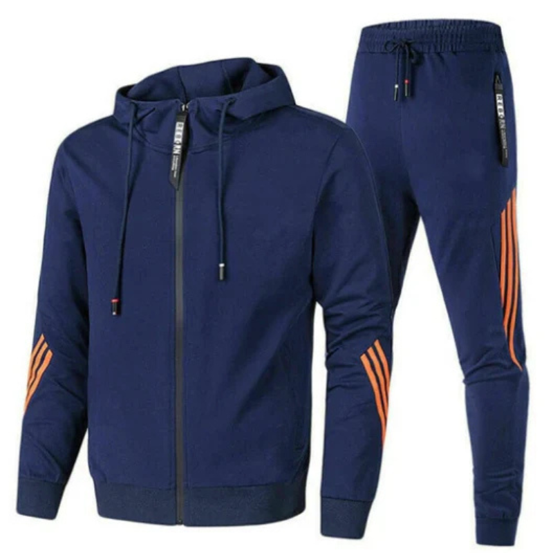 Herren Streetwear Hoodie Set Modern Baumwolle