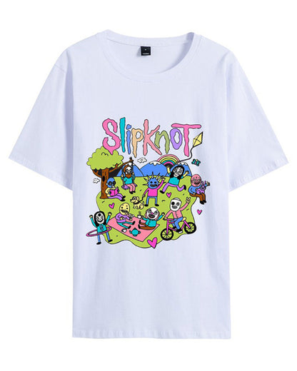 Munter Herren T-Shirt Slipknot Baumwolle