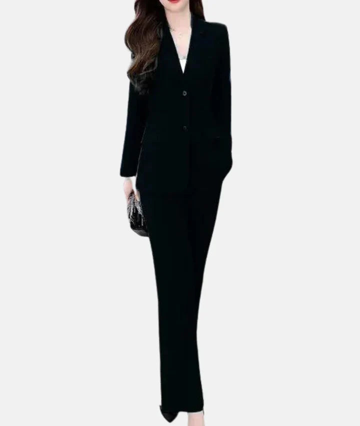 Damen Hosenanzug Taillierter Blazer