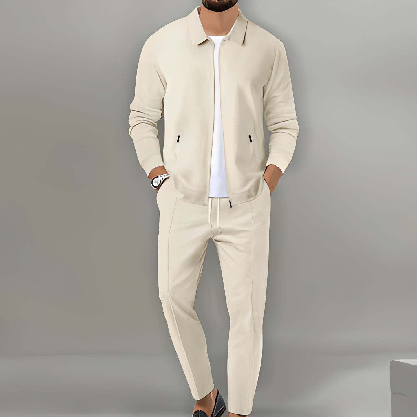 Herren Anzug Entspannter Trend Stoff