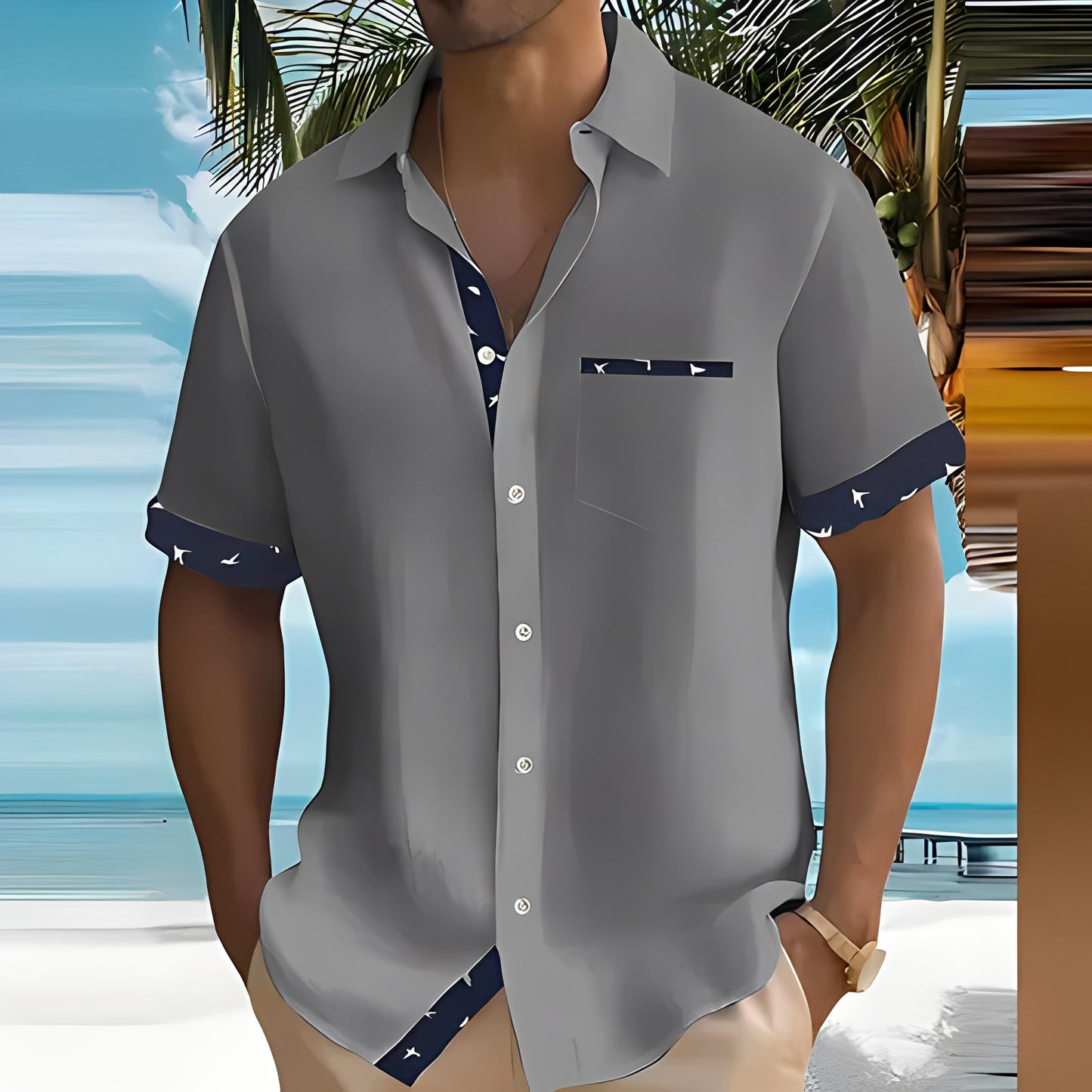 Damen Sommerbluse Leicht Elegantes Design