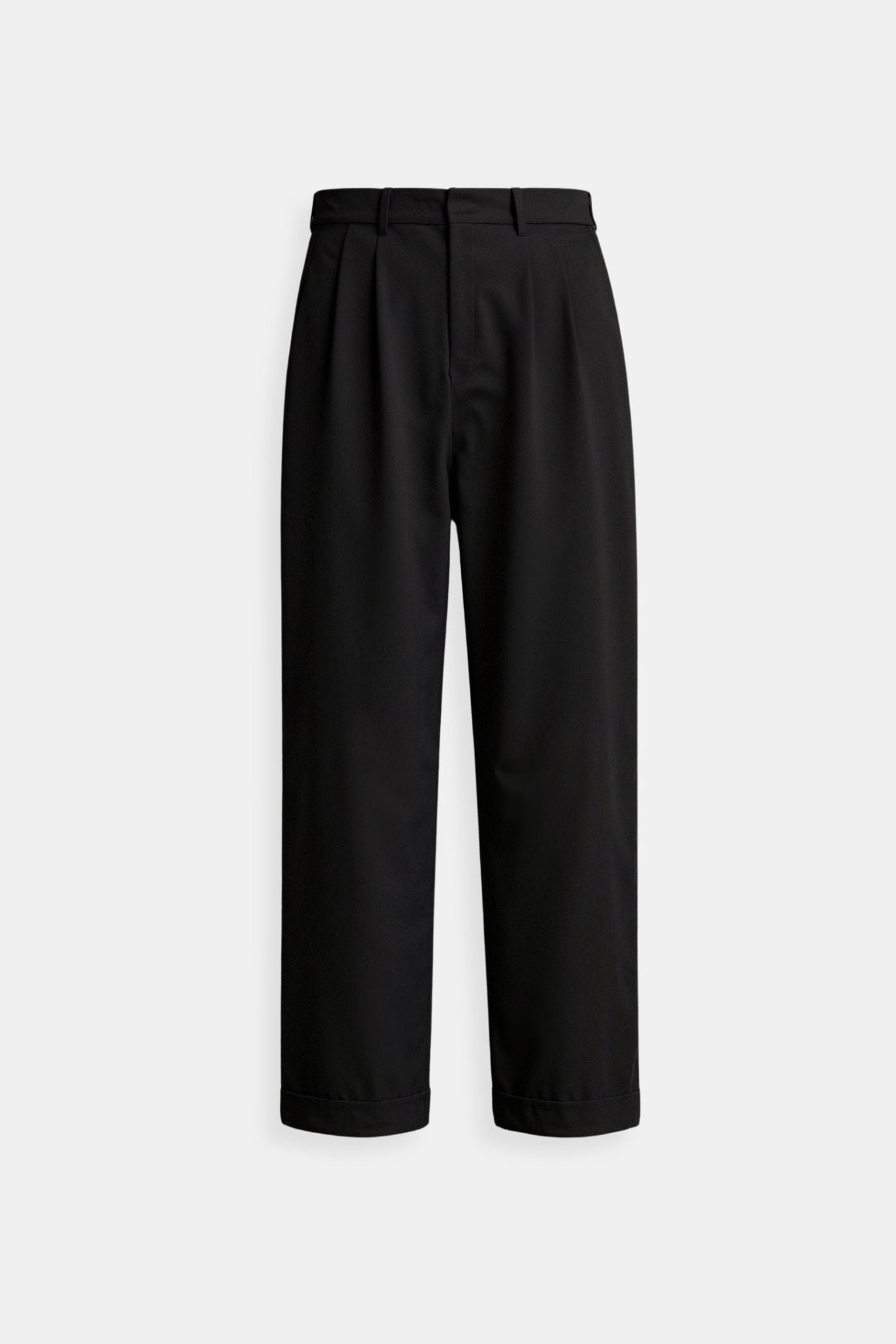 Damen Wide-Leg-Hose Hochtaillierter Bund Kleidhose