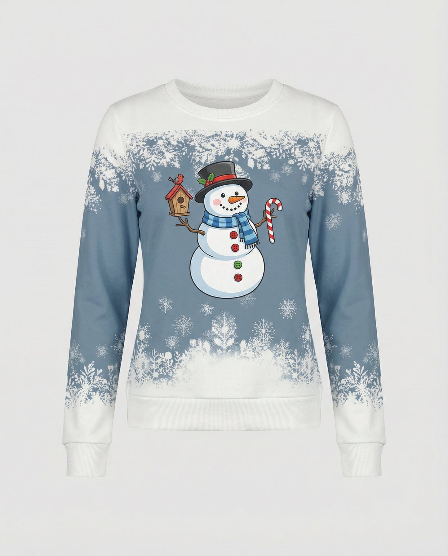 Bunter Schneemann Dekoration