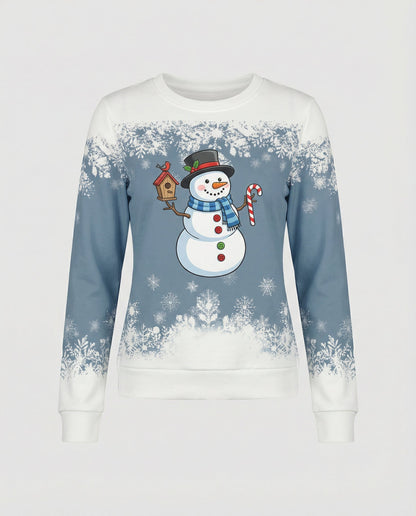 Bunter Schneemann Dekoration