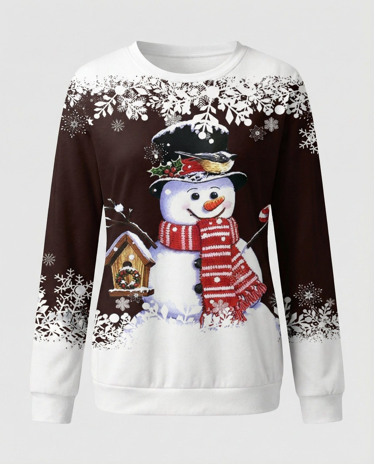 Bunter Schneemann Dekoration