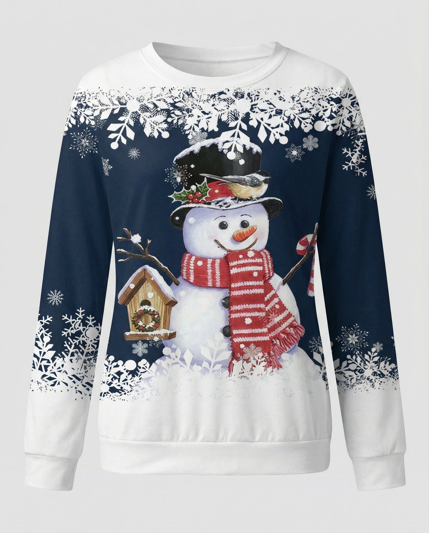 Bunter Schneemann Dekoration