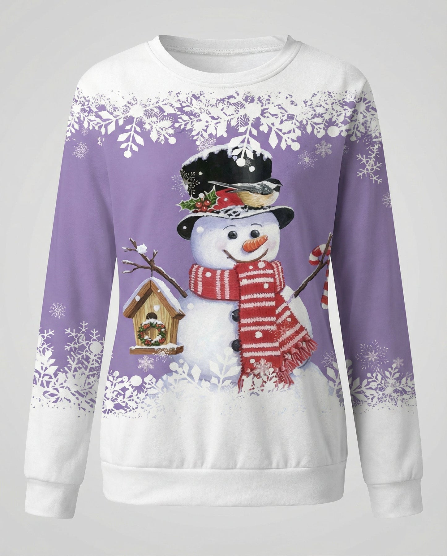 Bunter Schneemann Dekoration