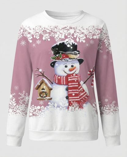 Bunter Schneemann Dekoration