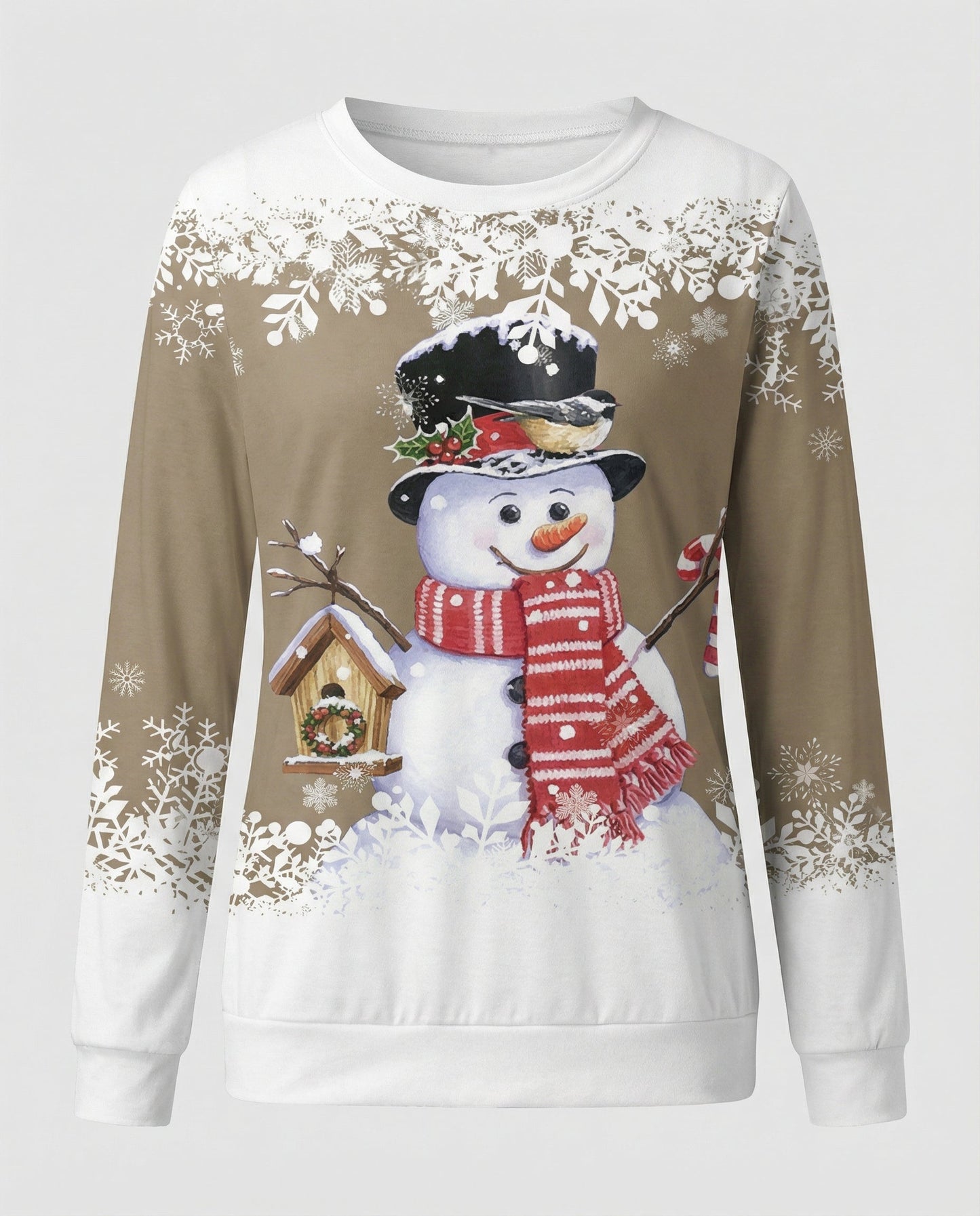 Bunter Schneemann Dekoration