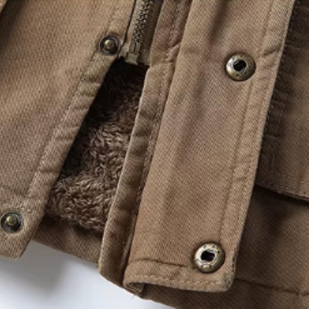 Lässige Damen Winterjacke Baumwolle