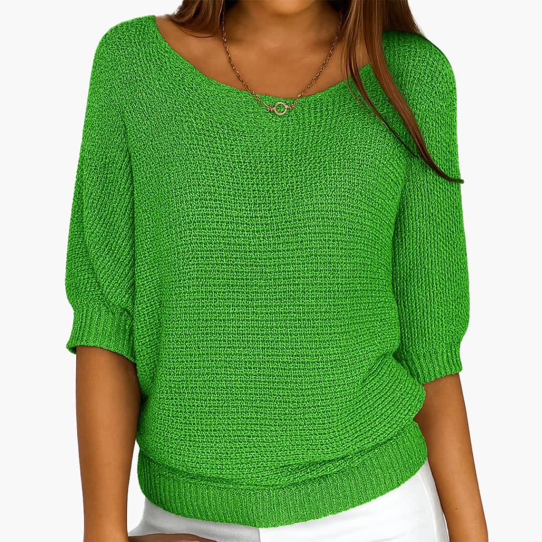Damen Strickbluse Elegant