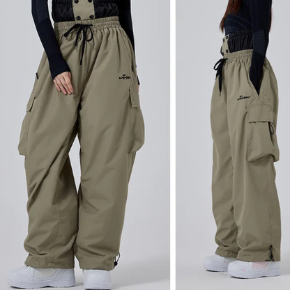 Norvielle Damen Baggy Skihose Wasserdicht