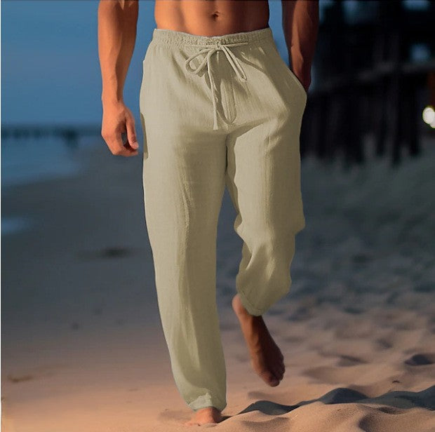 Elegante Herren Sommerhosen Beige