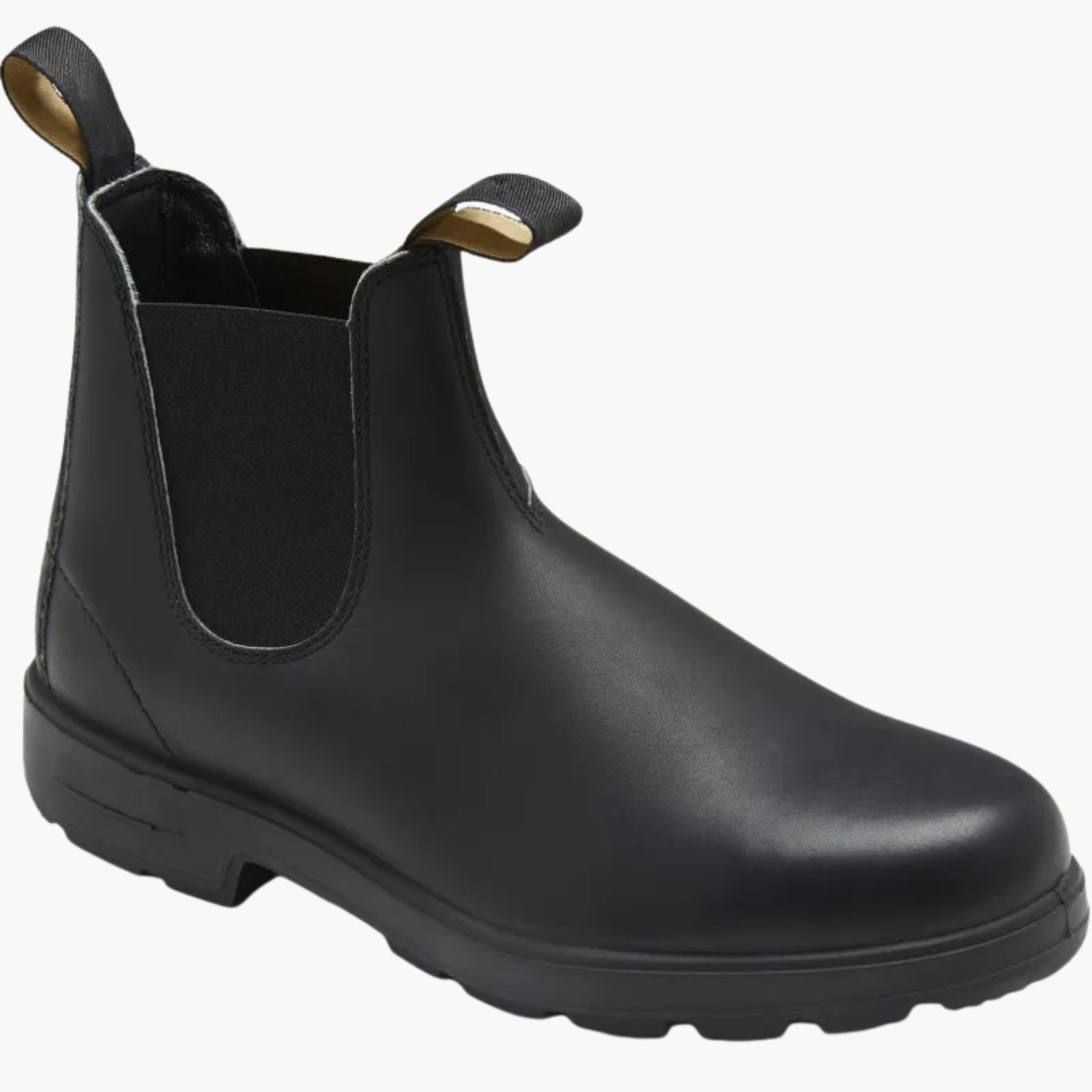 Herren Chelsea Stiefel Elastikeinsätze Leder