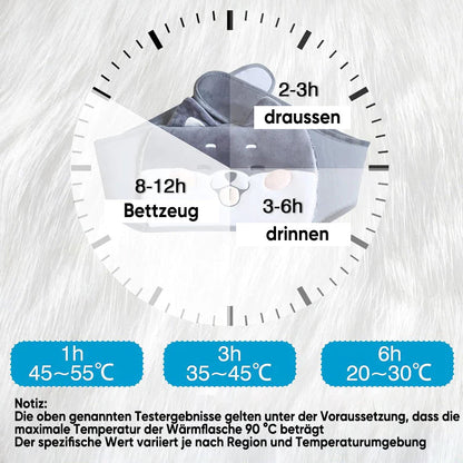 Wärmflaschengürtel Plüsch Nachfüllbar