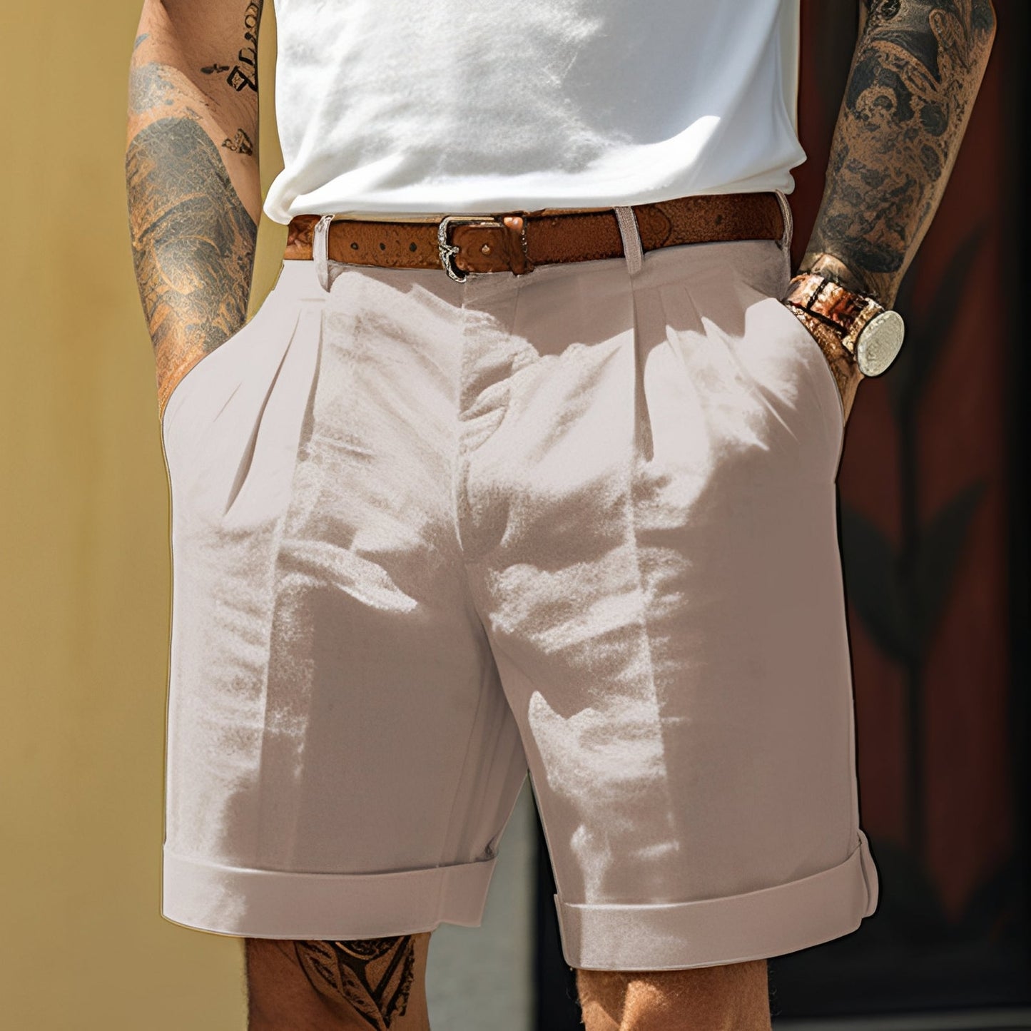 Herren Shorts Gerade Geschnitten Adrian