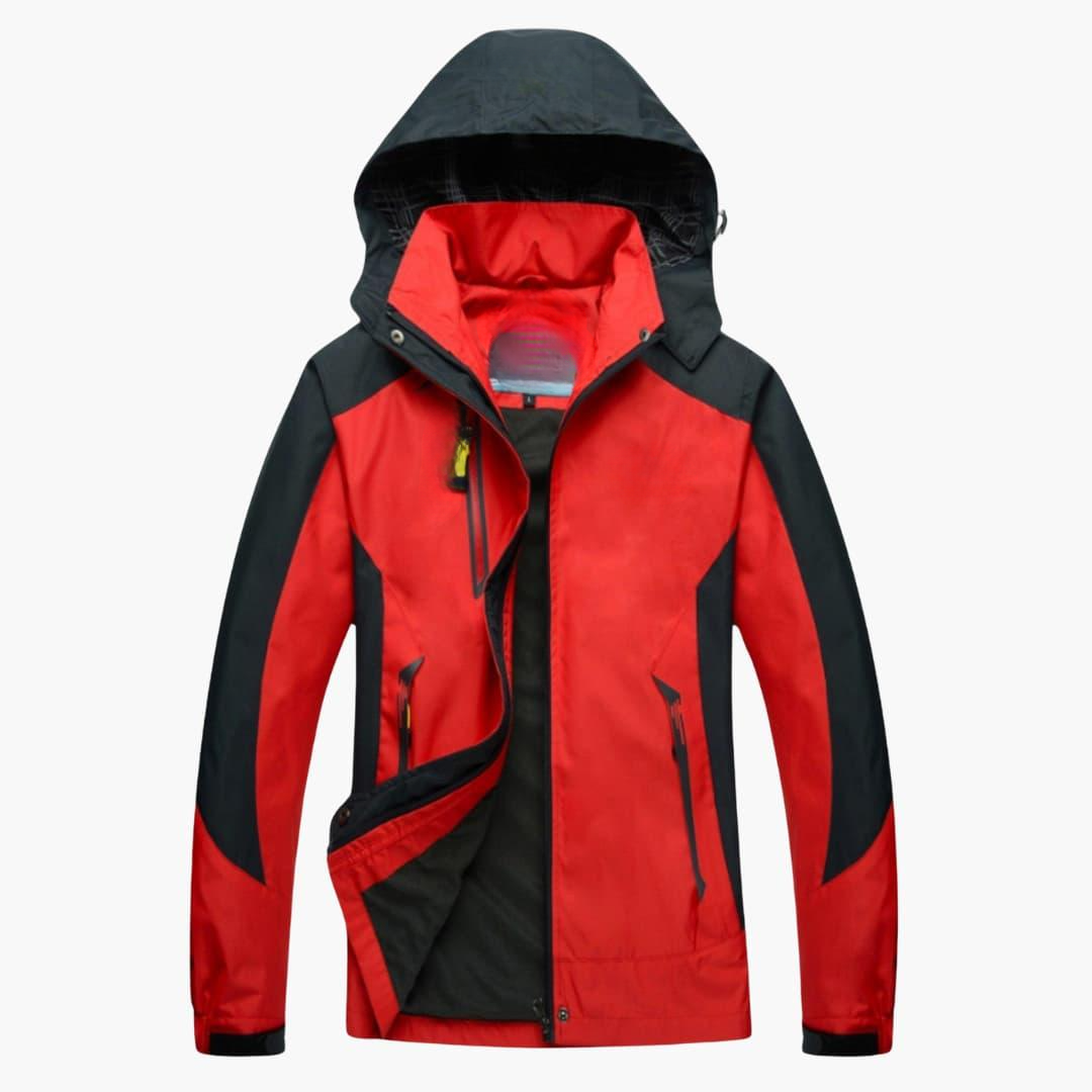 Herren Winterjacke Wandern Isolierend Schwarz - Norvielle