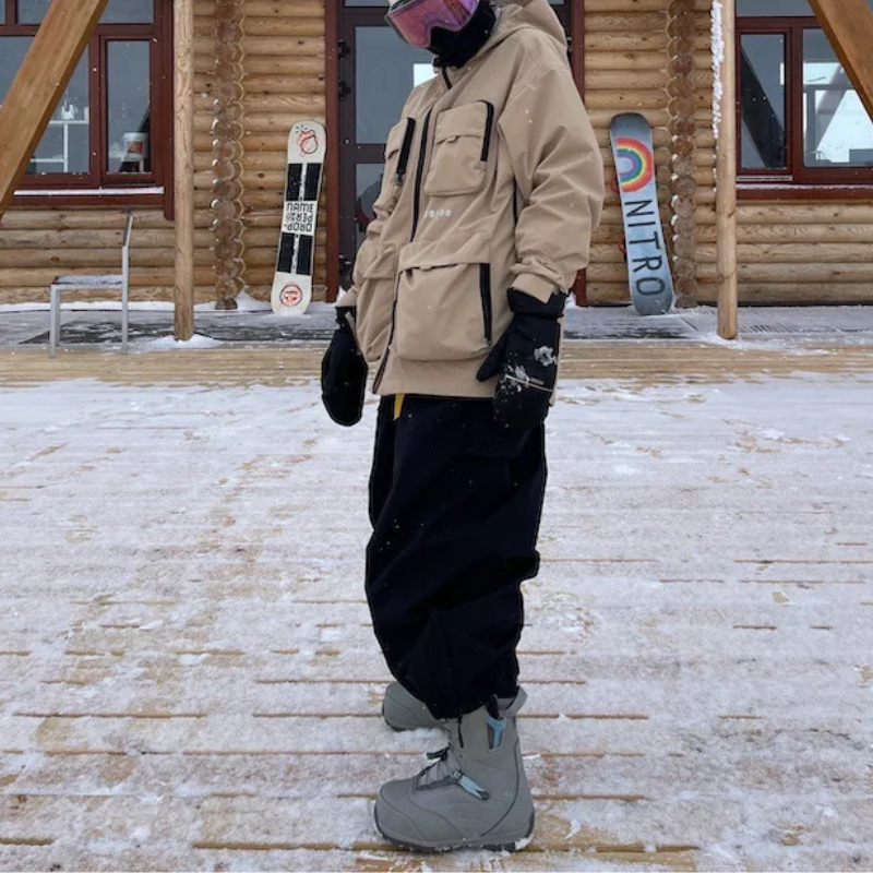 Norvielle Damen Baggy Ski- und Snowboardhose Warm