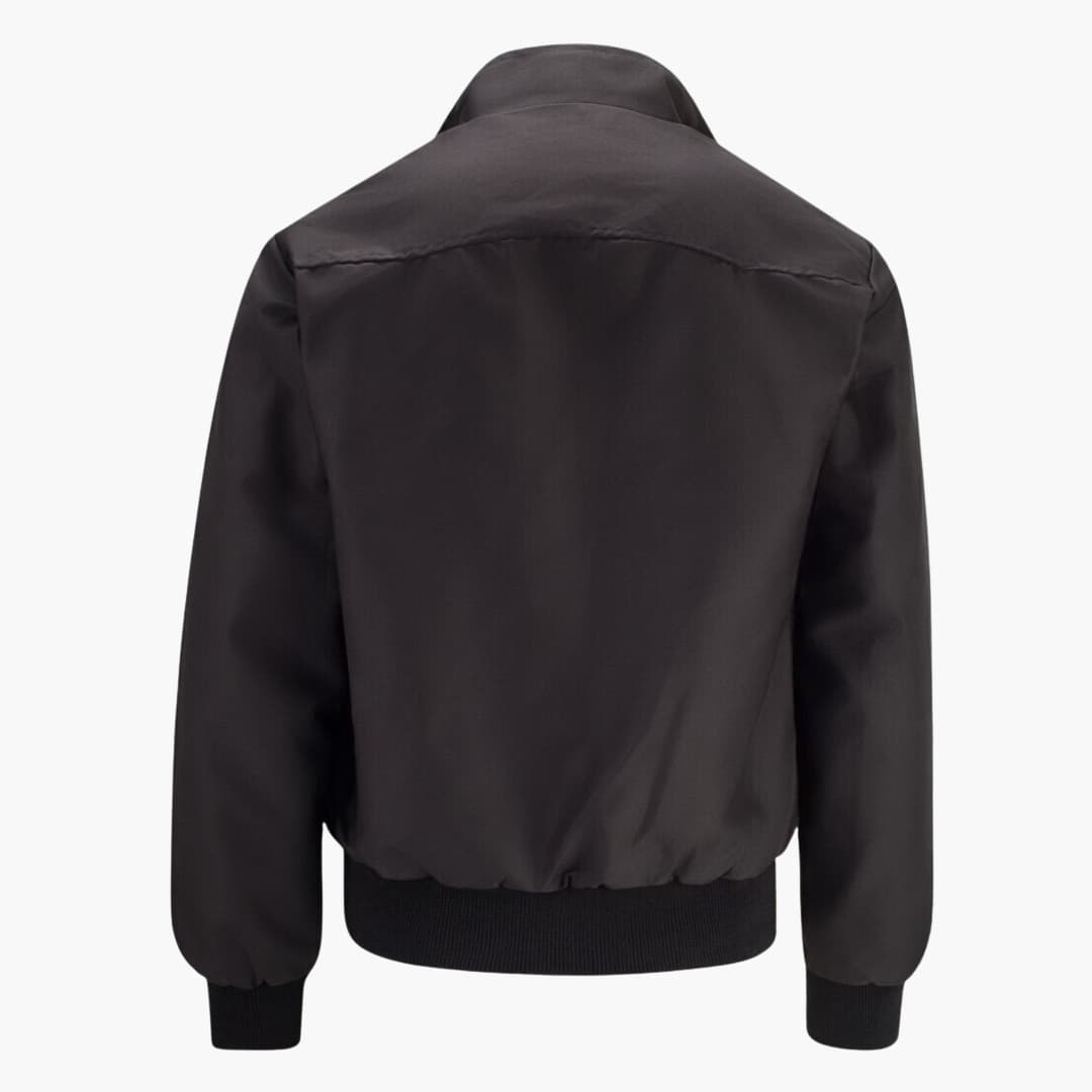 Herren Winterjacke Rippbündchen Reißverschluss