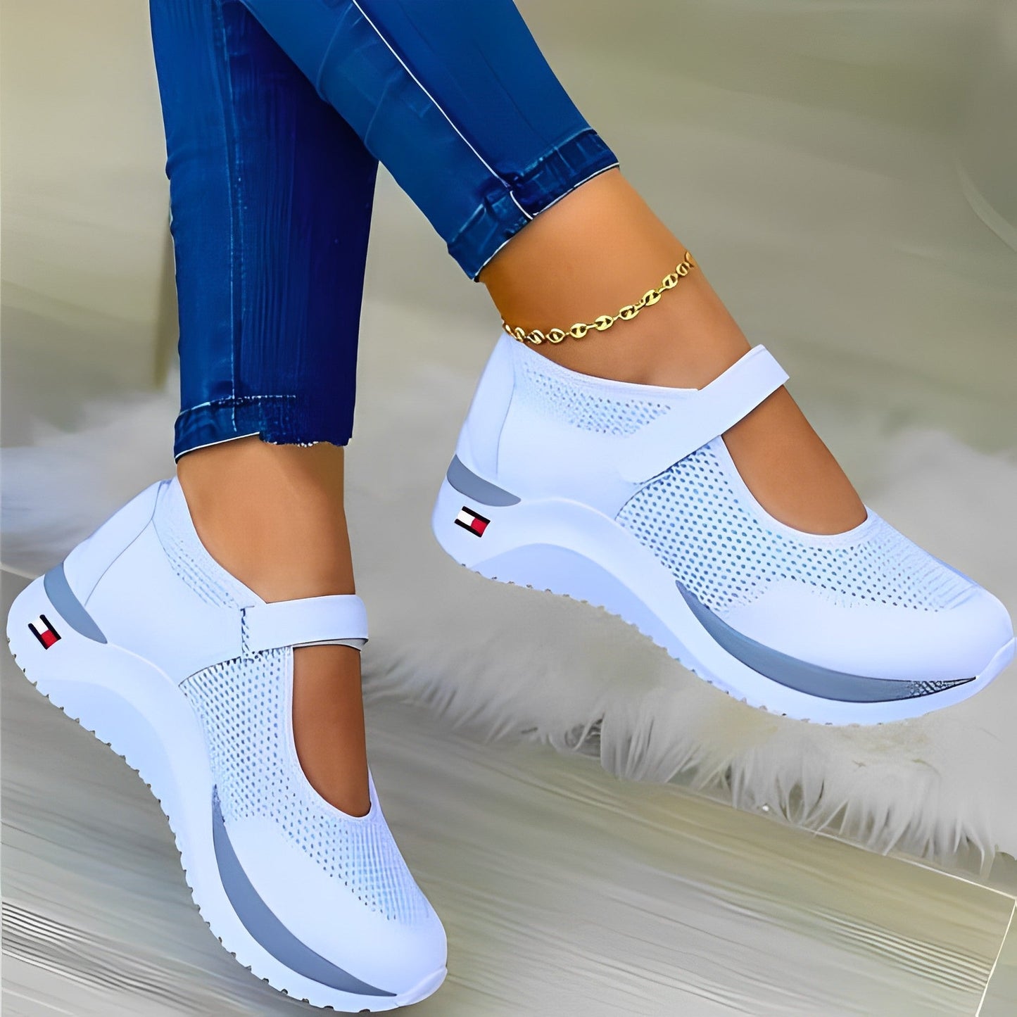 Norvielle Damen Orthopädische Schuhe Leichtes Mesh