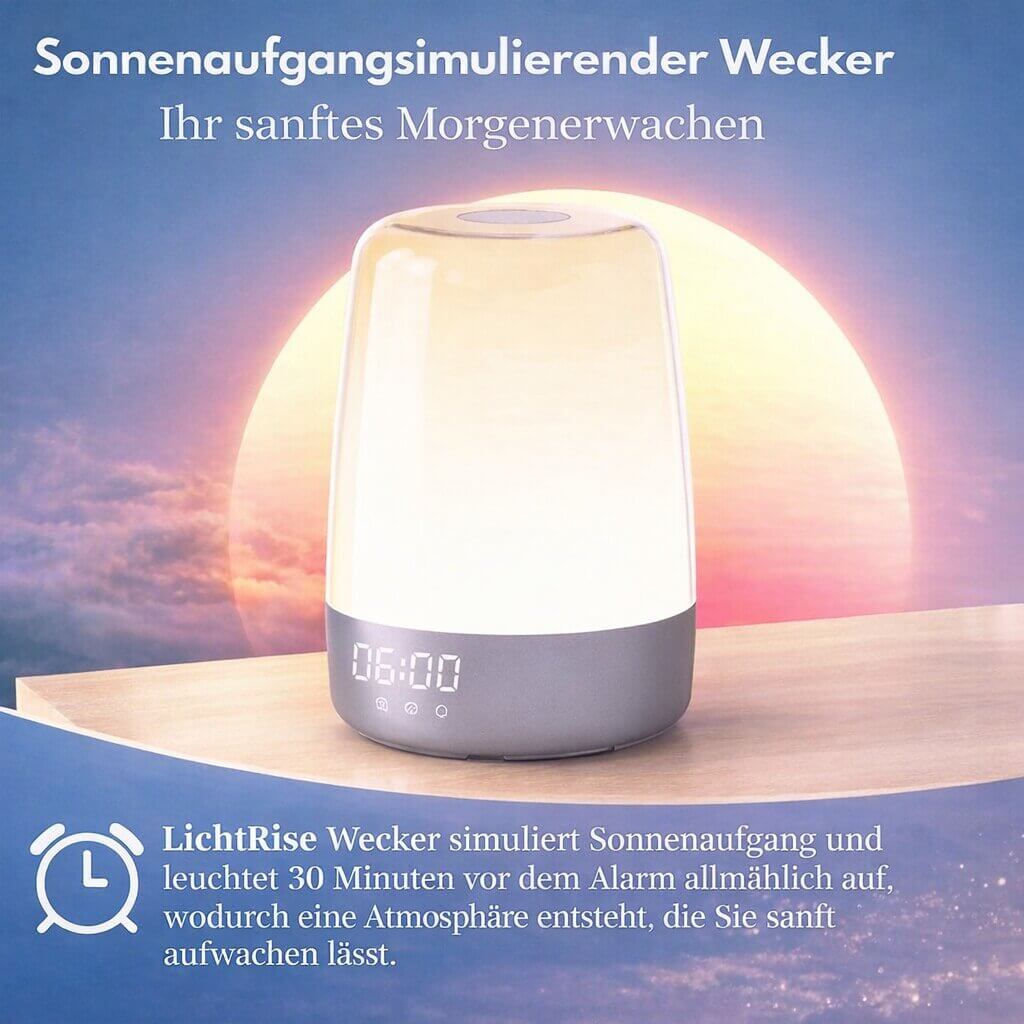 Tageslicht Wecker Lichttherapie Lampe
