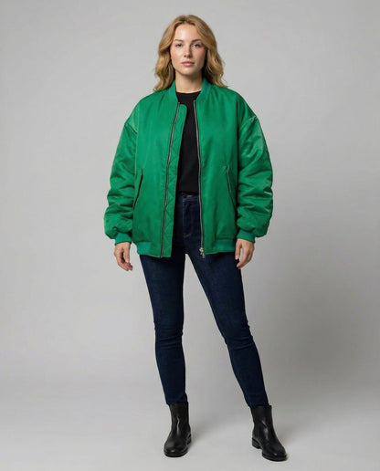Oversize Herren Bomberjacke Lässig